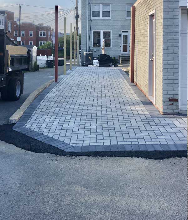 Maryland Permeable Paver Driveway